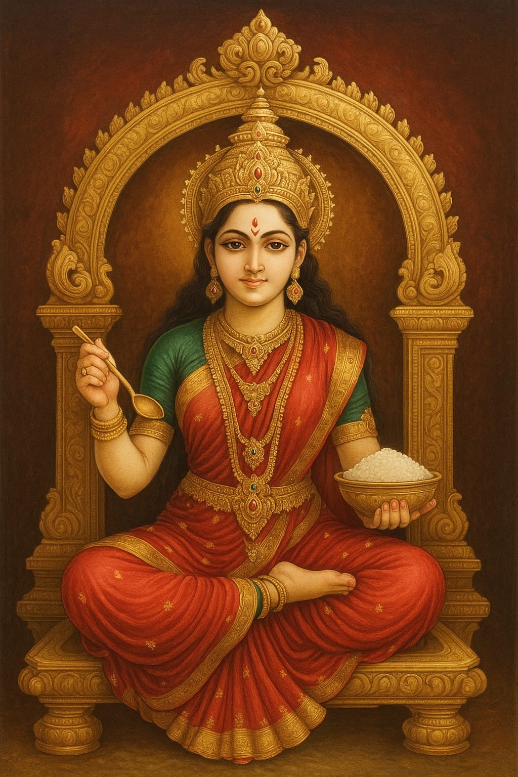 maa annapurna created by chatgpt